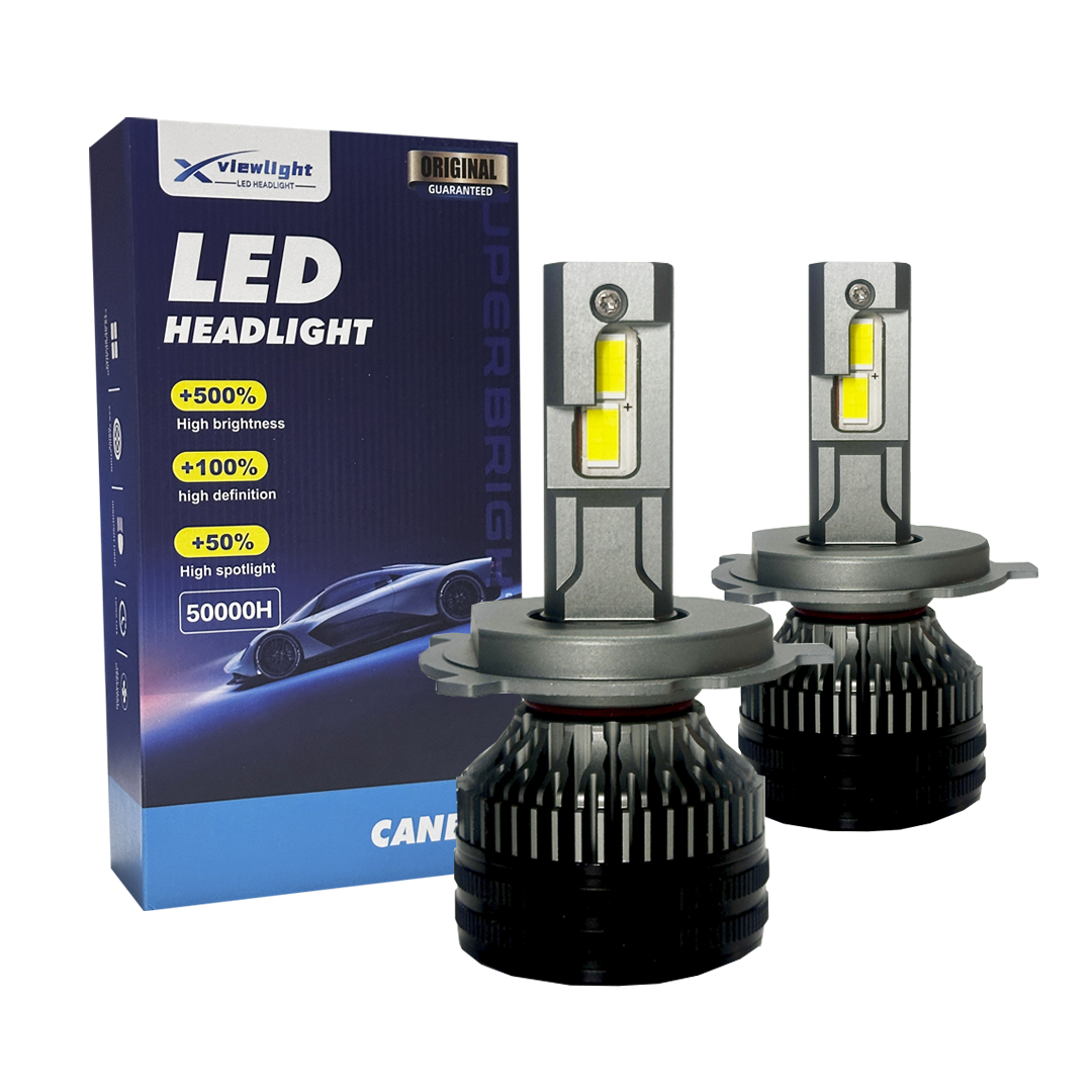 Ampolletas H4 Turboled 60.000 Lúmenes 180w Canbus