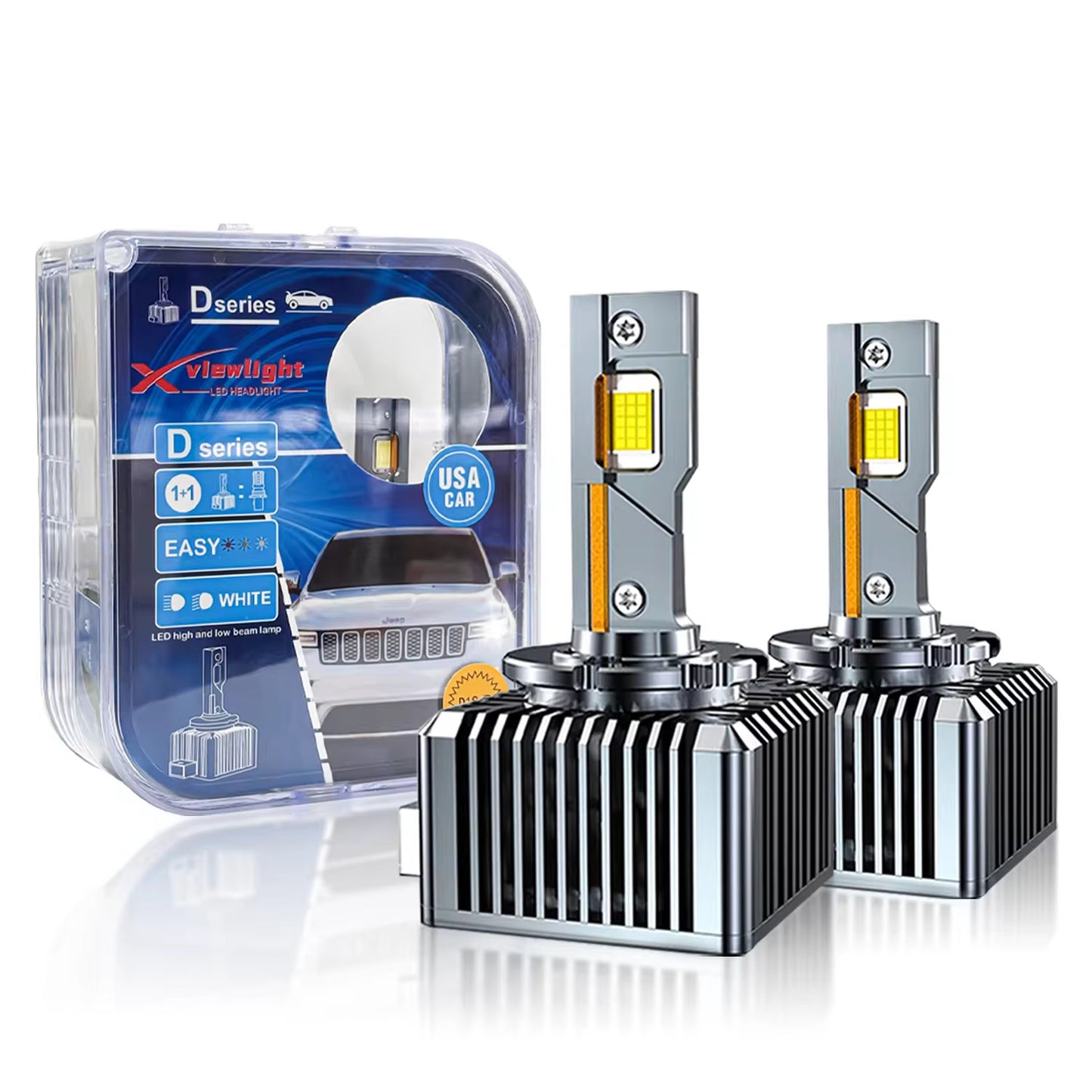 Ampolletas D1s Turbo Led Canbus 60mil Lumens 120w
