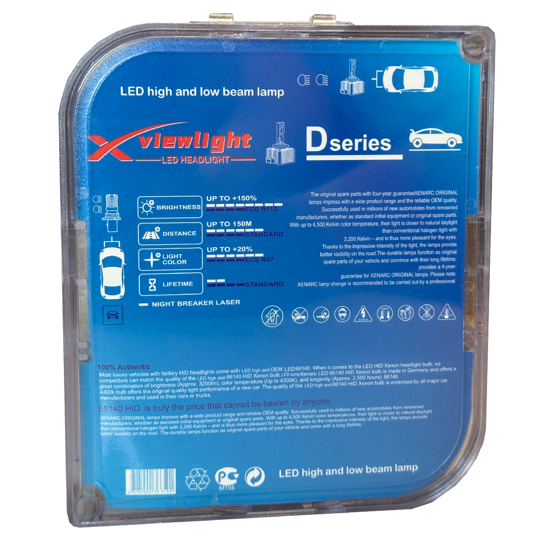 Ampolletas D1s Turbo Led Canbus 60mil Lumens 120w
