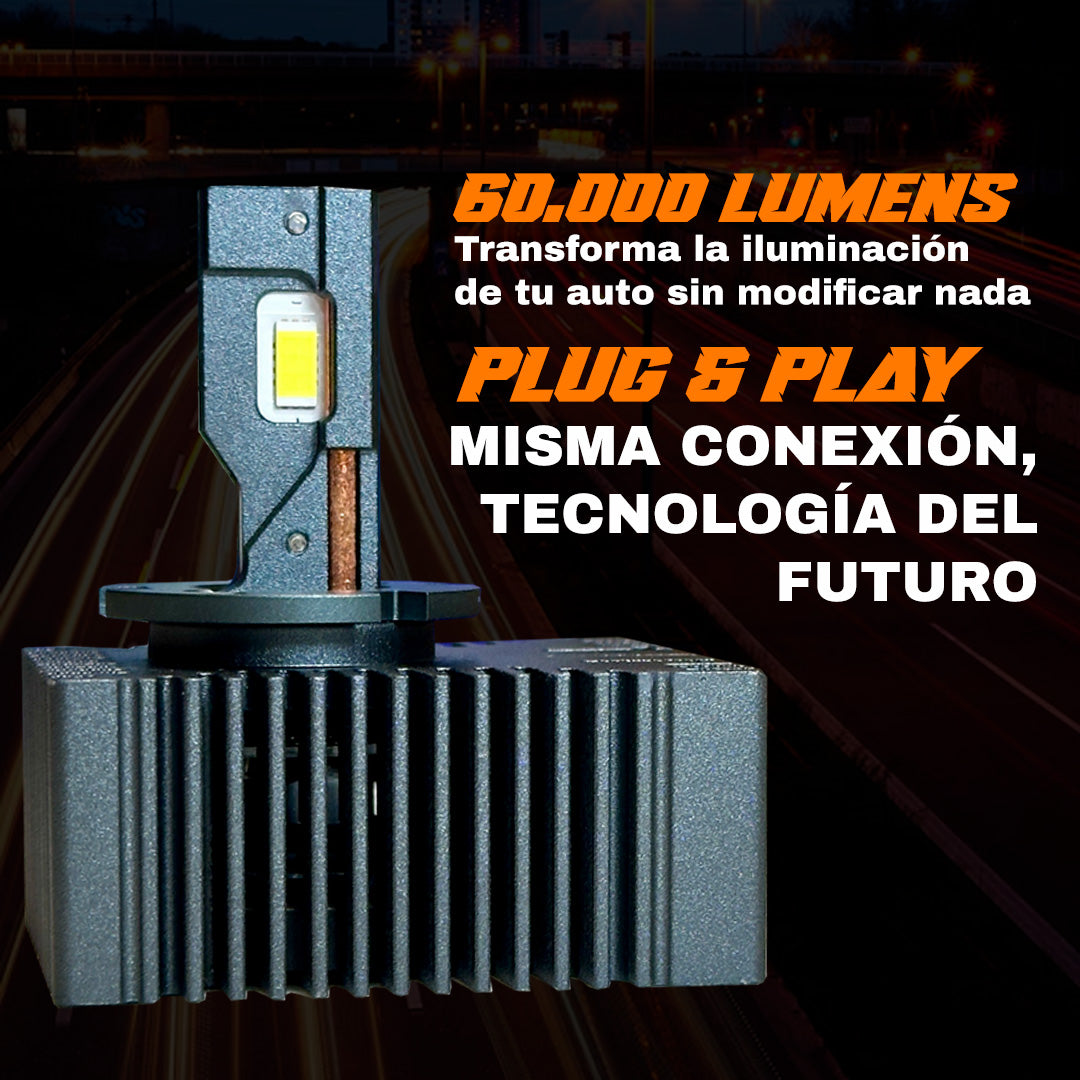 Ampolletas D5s Turbo Led 50.000 Lumens 110w (pack De 2)