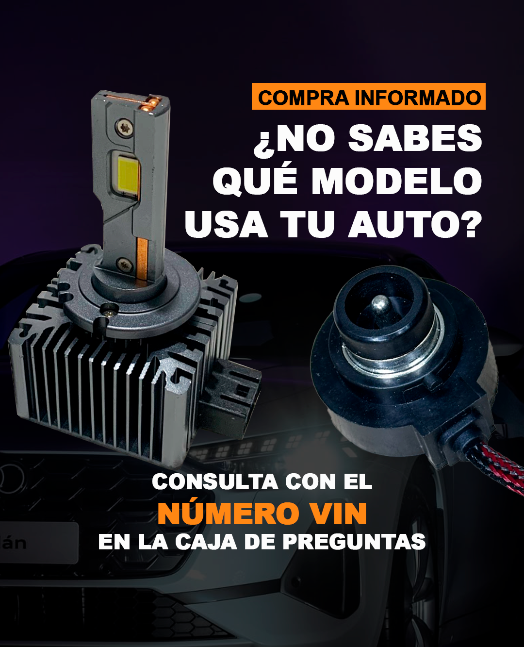 Ampolletas LED d1s d2s d3s d4s d5s