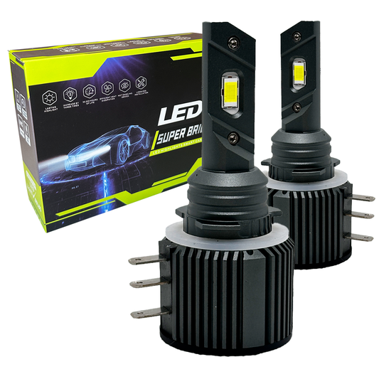 Ampolletas led H15 40.000 lúmenes 110W Canbus