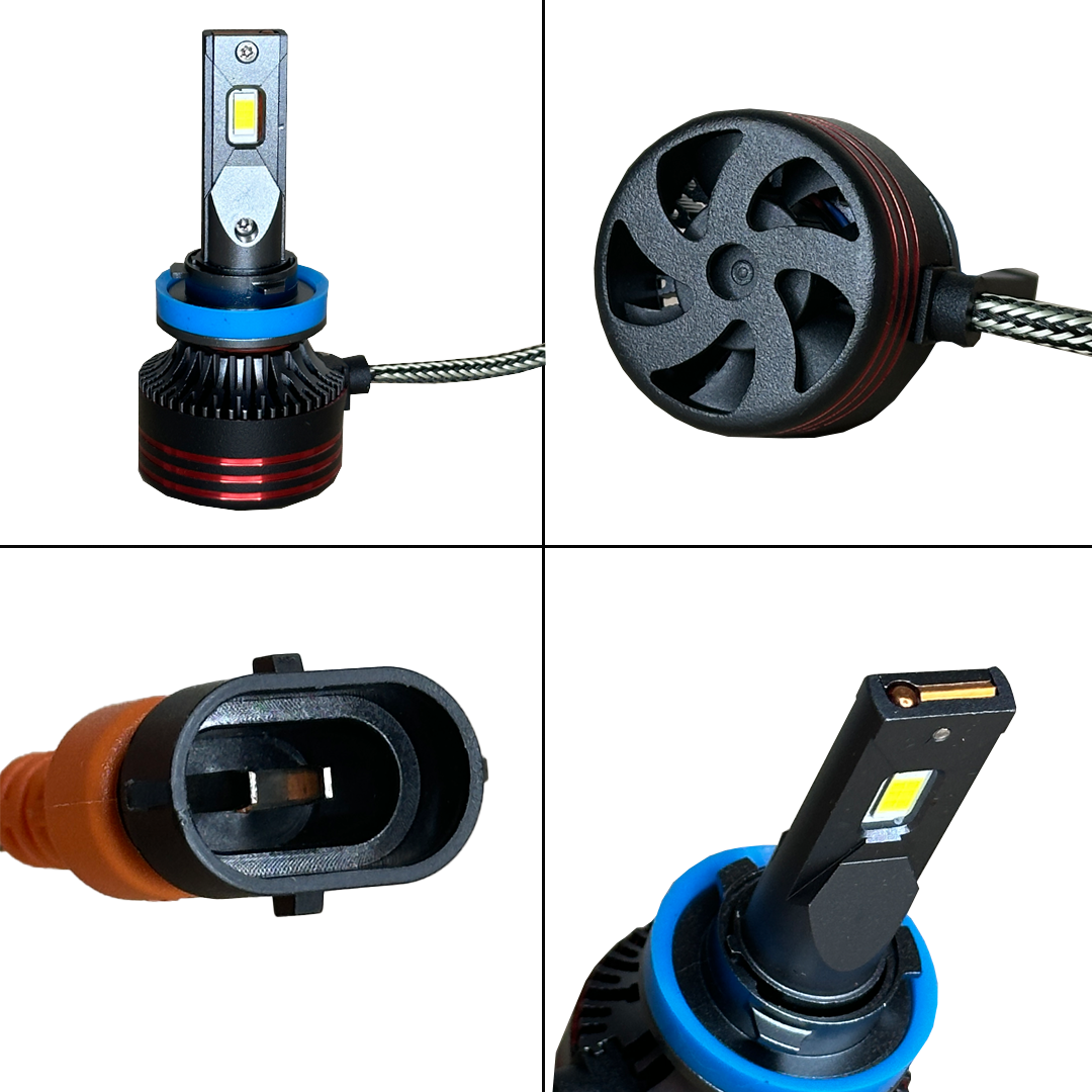 Ampolletas led H8 - H9 - H11 120W 40mil lumens alta iluminación
