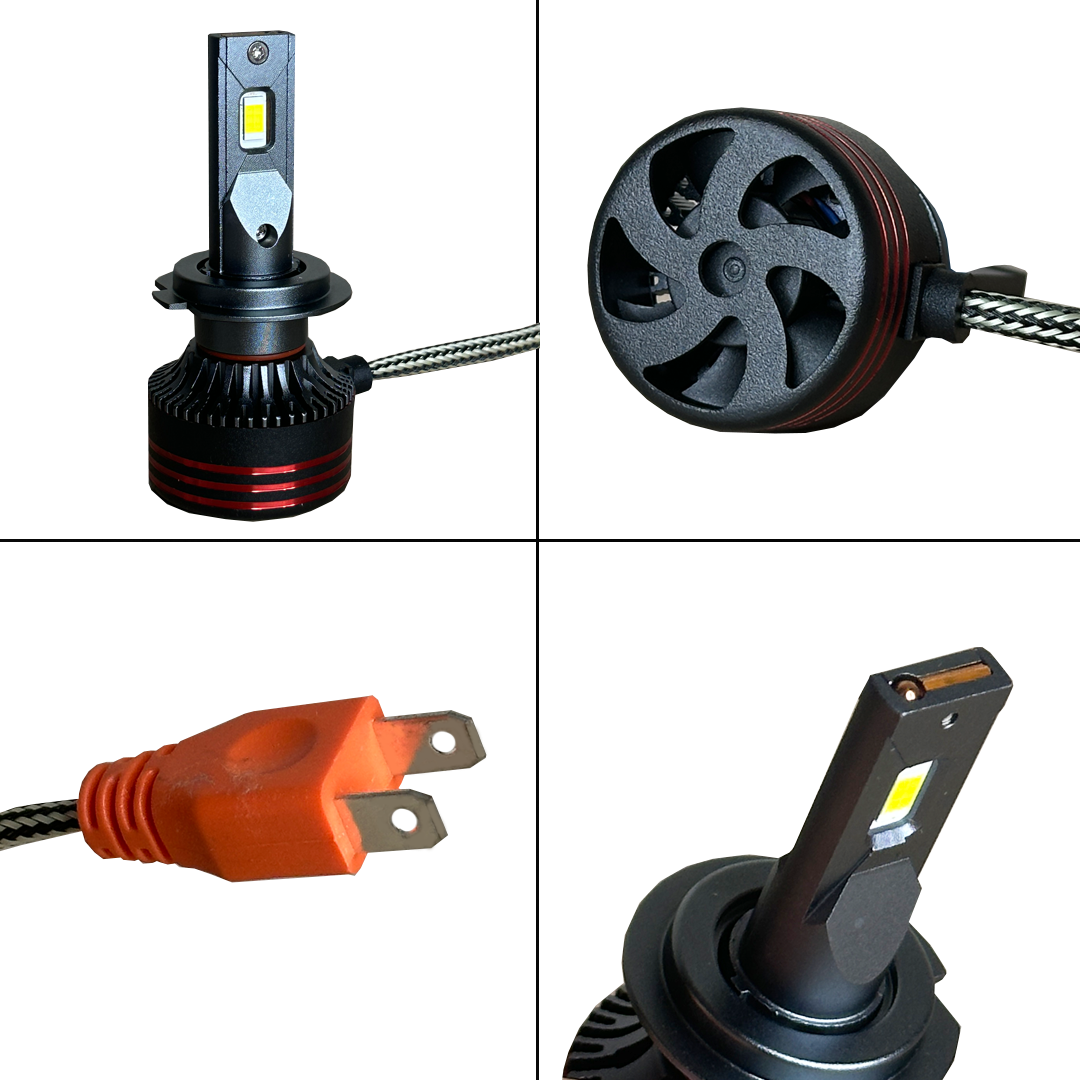 Ampolletas led H7 120W 40mil lumens alta iluminación