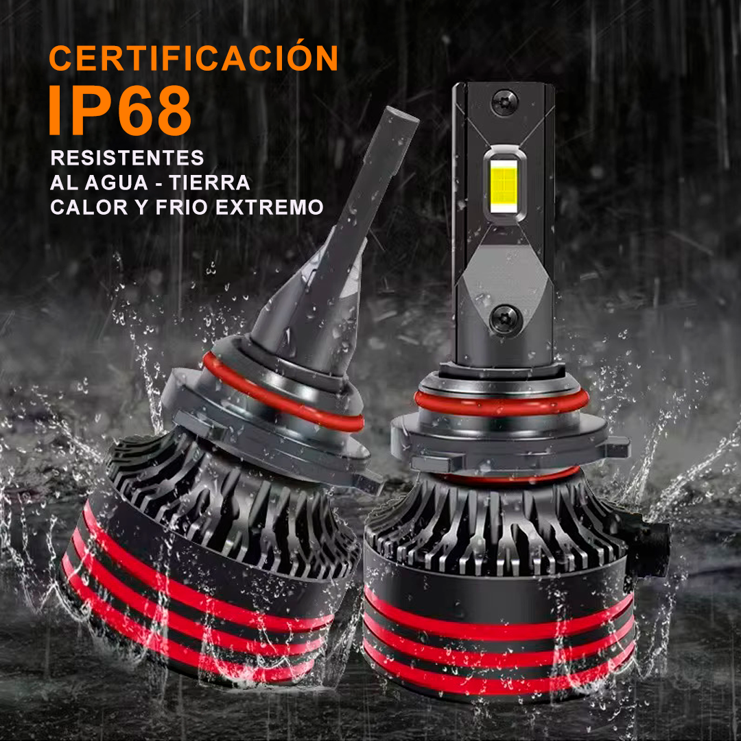 Ampolletas led 9005 hb3 120W 40mil lumens alta iluminación