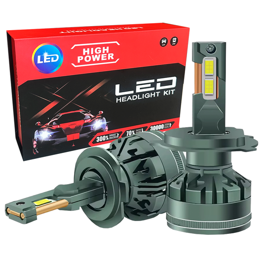 Ampolleta H4 Led Auto 60.000 Lúmenes 180w Canbus (2 unidades)