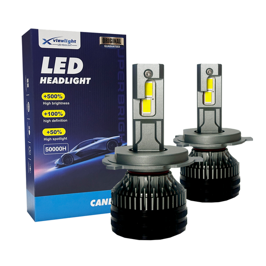 Ampolletas H4 Turboled 60.000 Lúmenes 180w Canbus