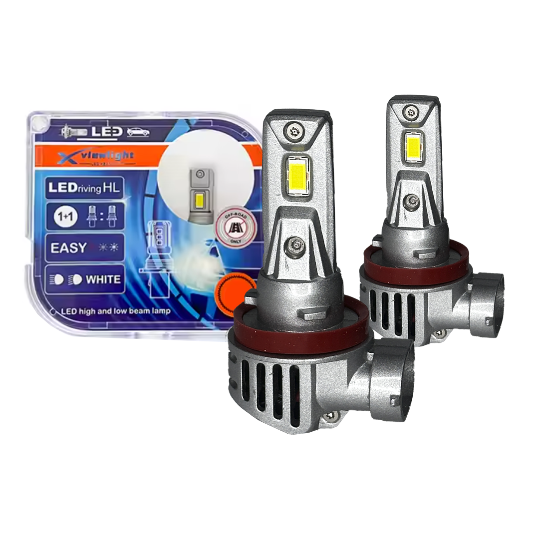 Ampolletas H1 H3 H7 H8 H9 H11 6000k 120w Turbo Led Compactas 6000k