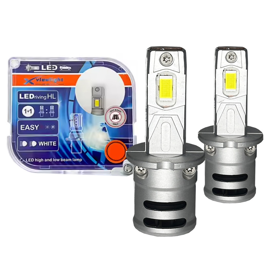 Ampolletas H1 H3 H7 H8 H9 H11 6000k 120w Turbo Led Compactas 6000k